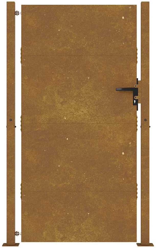 Sodo vartai, 105x180cm, corten plienas