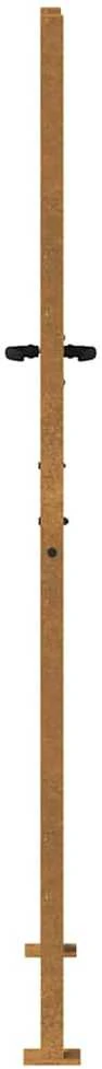 Sodo vartai, 105x180cm, corten plienas, žolės dizaino