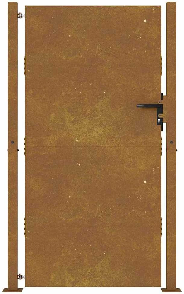Sodo vartai, 105x205cm, corten plienas