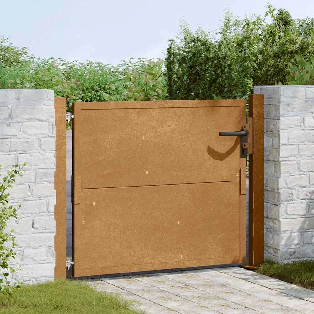Sodo vartai, 105x80cm, corten plienas