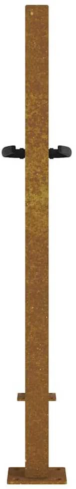 Sodo vartai, 105x80cm, corten plienas, žolės dizaino