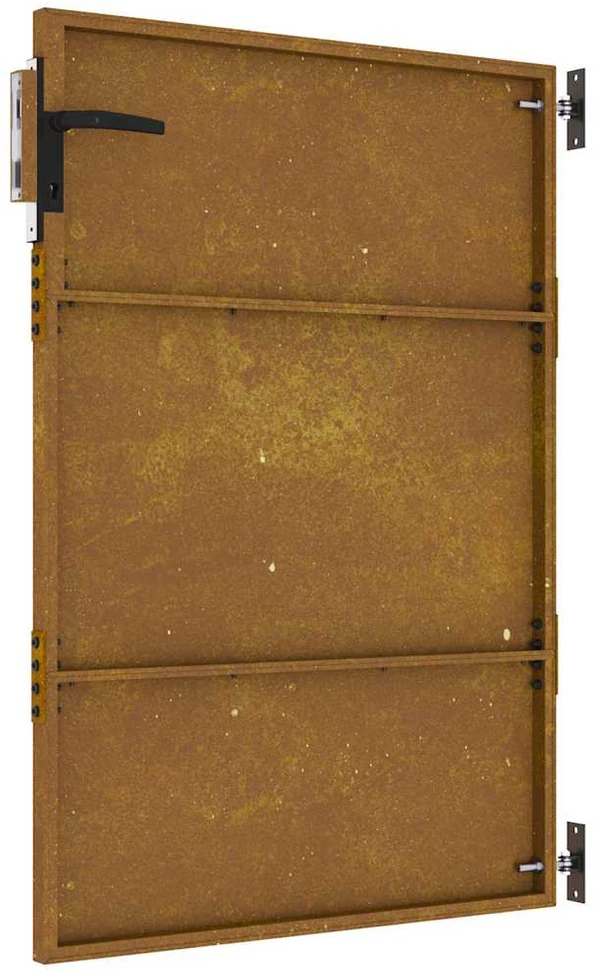 Sodo vartai, 85x125cm, corten plienas