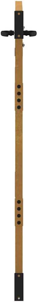 Sodo vartai, 85x150cm, corten plienas, kvadratų dizaino