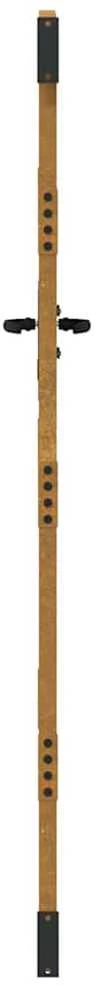 Sodo vartai, 85x200cm, corten plienas, bambuko dizaino