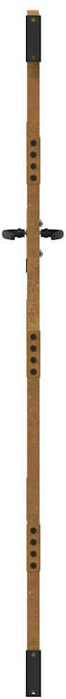 Sodo vartai, 85x200cm, corten plienas, žolės dizaino