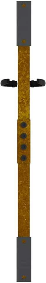 Sodo vartai, 85x75cm, corten plienas, bambuko dizaino