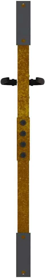 Sodo vartai, 85x75cm, corten plienas, kvadratų dizaino