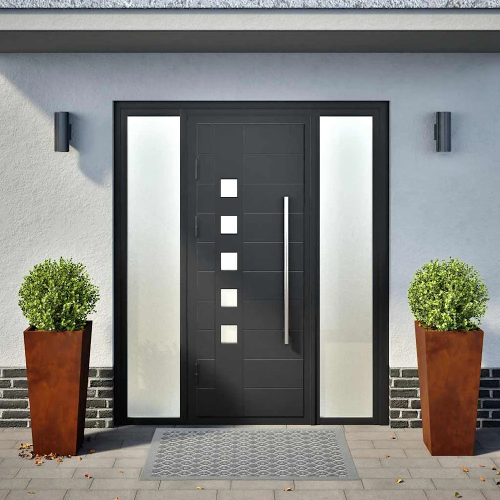 sodo vazonai 2 vnt 35x35x75 cm oro sąlygoms atsparus plienas