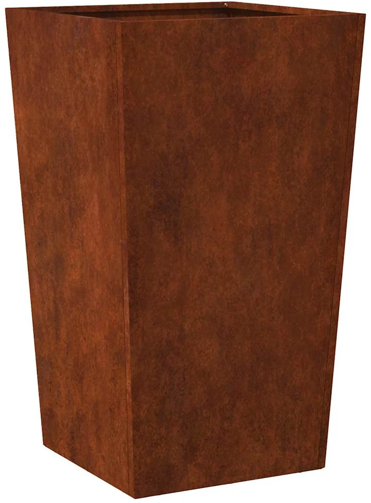 Sodo vazonai 2 vnt 45x45x75 cm oro sąlygoms atsparus plienas