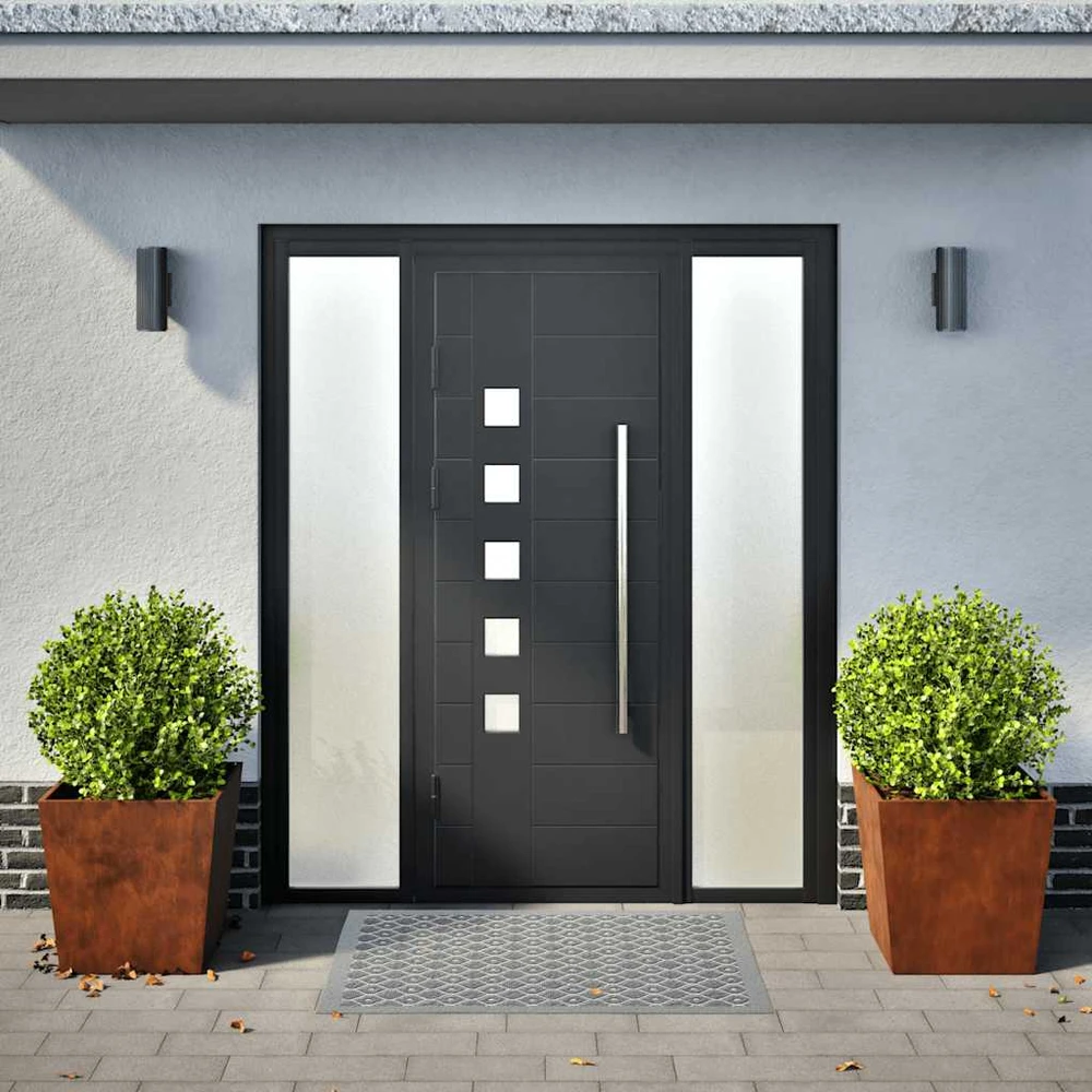 sodo vazonai 2 vnt 50x50x50 cm oro sąlygoms atsparus plienas