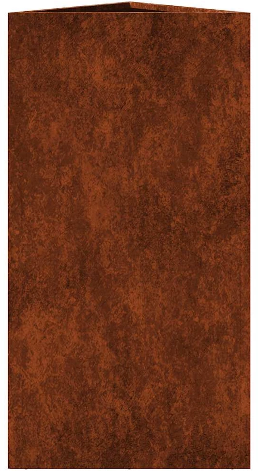 sodo vazonai 2 vnt trikampiai 40x34,5x75 cm oro sąlygoms atsparus