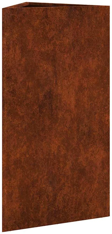 sodo vazonai 2 vnt trikampiai 40x34,5x75 cm oro sąlygoms atsparus