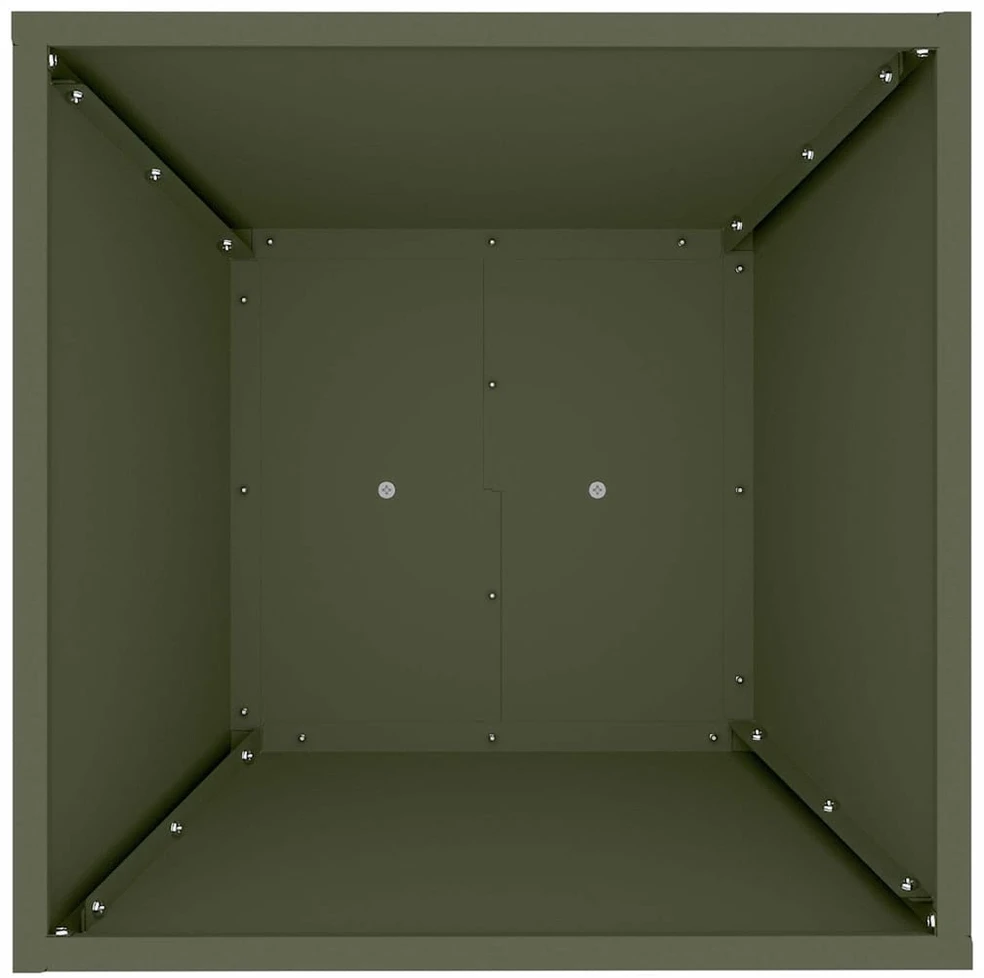Stulpinis sodinukas 2 vnt. Alyvuogių žalia 40 x 40 x 100 cm