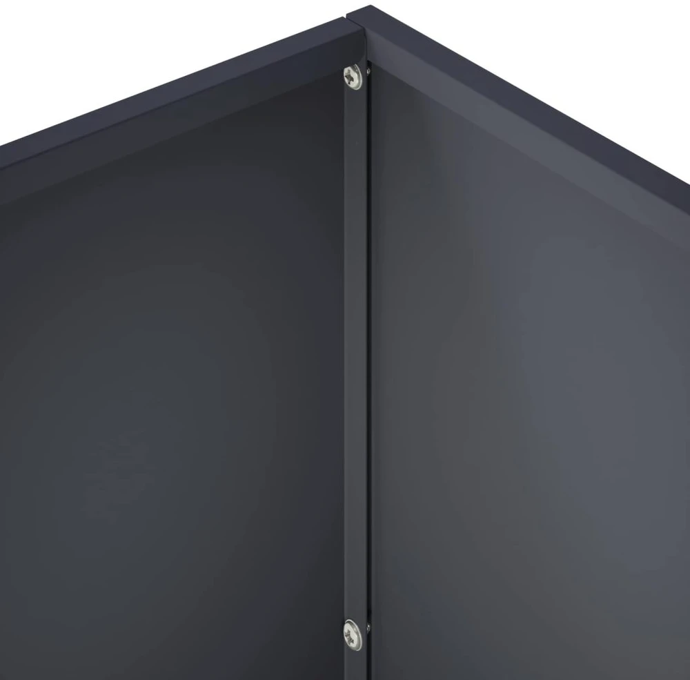 Sodo vazonas 2 vnt Antracito 60 x 30 x 50 cm