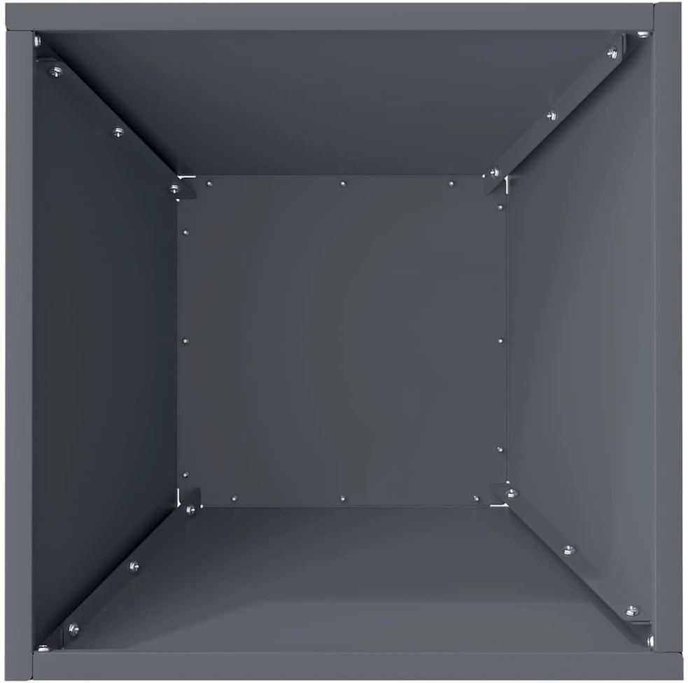 Sodo vazonas Antracito 35 x 35 x 15 cm Šaltai valcuotas plienas