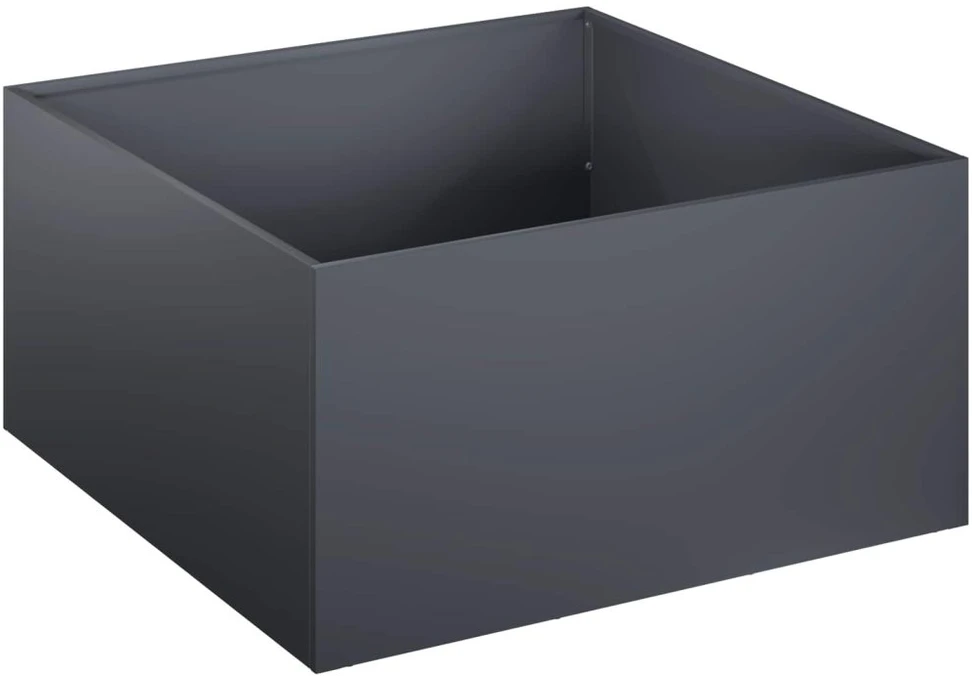 Sodo vazonas Antracito 60 x 60 x 30 cm Šaltai valcuotas plienas