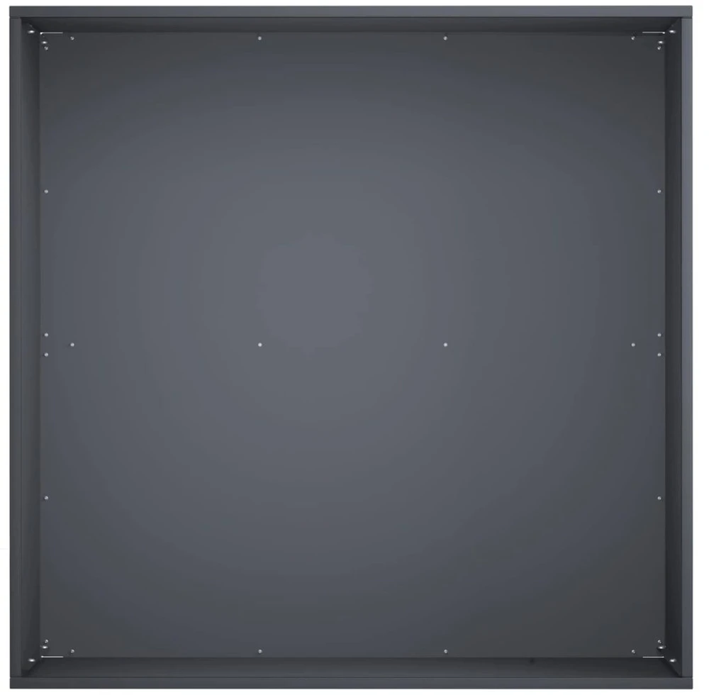 Sodo vazonas Antracito 60 x 60 x 30 cm Šaltai valcuotas plienas