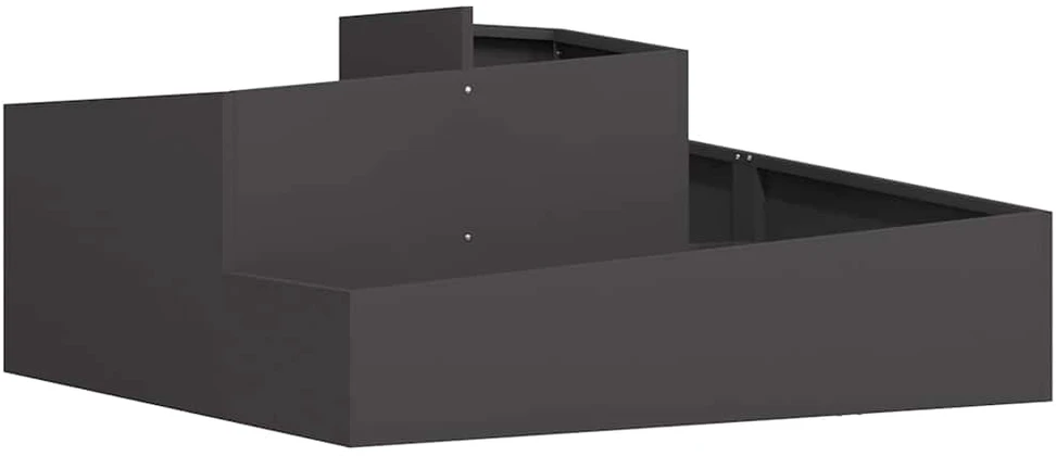 Sodo vazonas Juoda 100 x 100 x 50 cm Šaltai valcuotas plienas