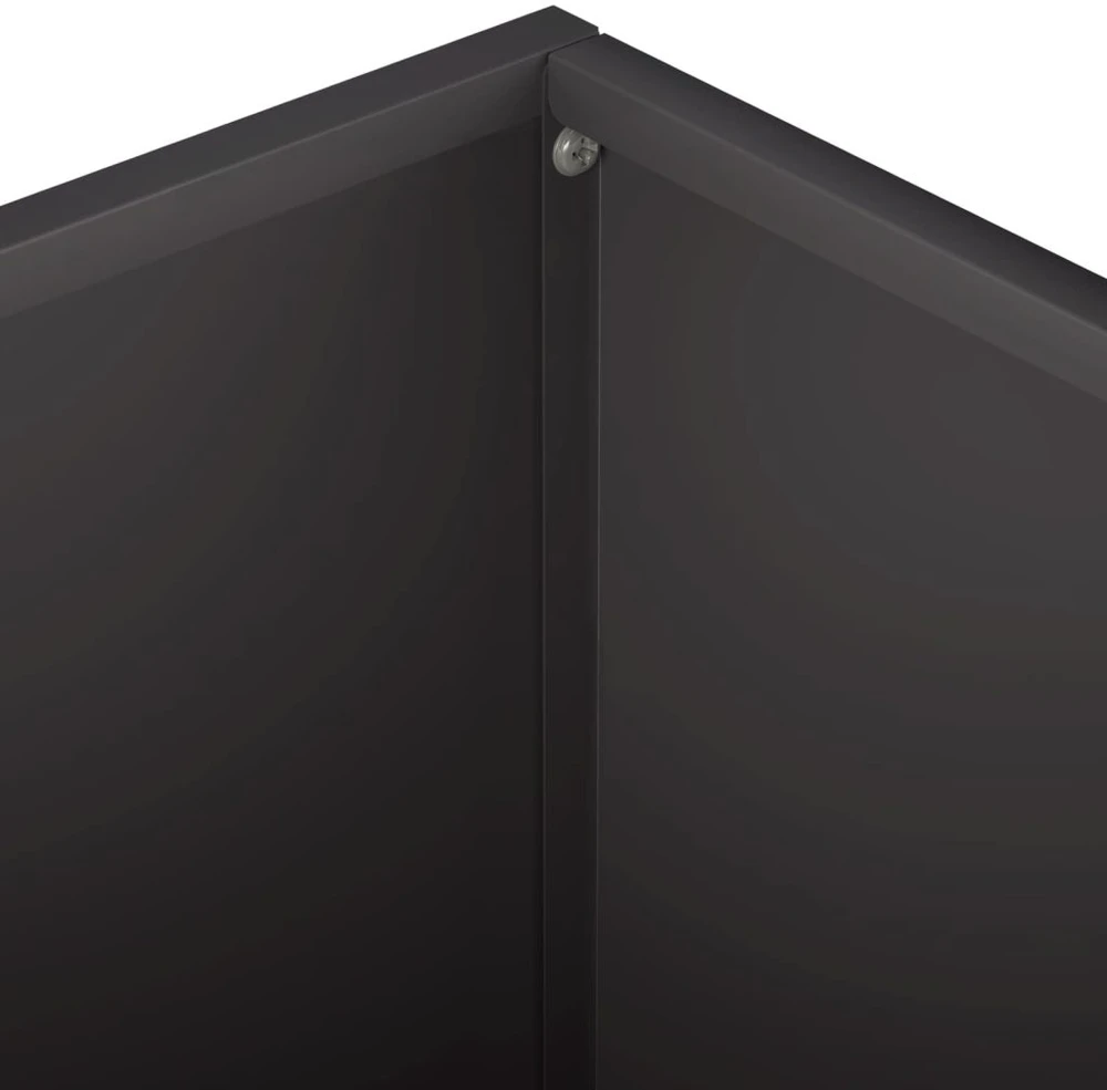 Sodo vazonas Juoda 60 x 60 x 30 cm Šaltai valcuotas plienas