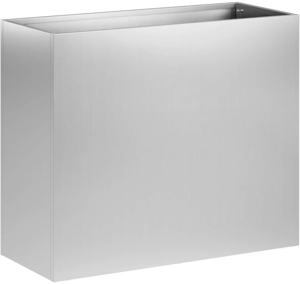 Sodo vazonas Sidabrinė 50 x 20 x 40 cm Galvanizuotas plienas