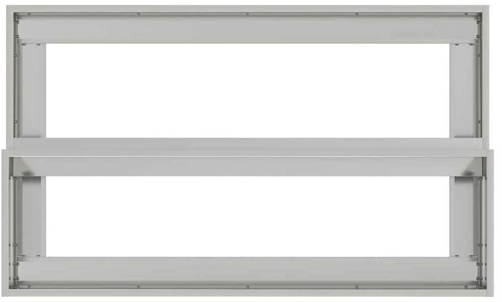 Sodo vazonas Sidabro 100 x 60 x 45 cm Cinkuota plienas
