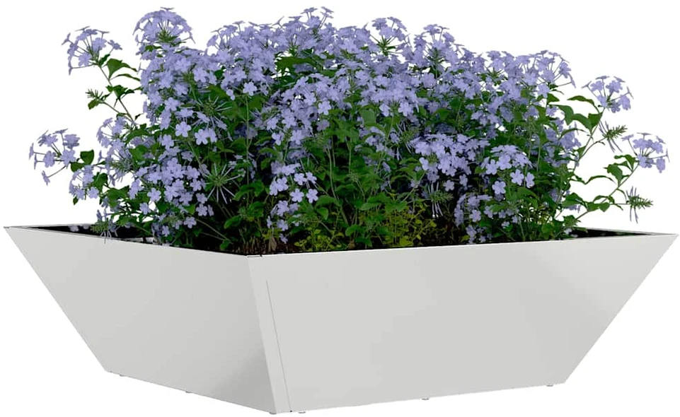 Sodo vazonas Sidabrinė 50 x 50 x 15 cm Galvanizuotas plienas