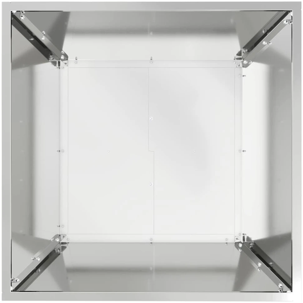 Sodo vazonas Sidabrinė 50 x 50 x 15 cm Galvanizuotas plienas