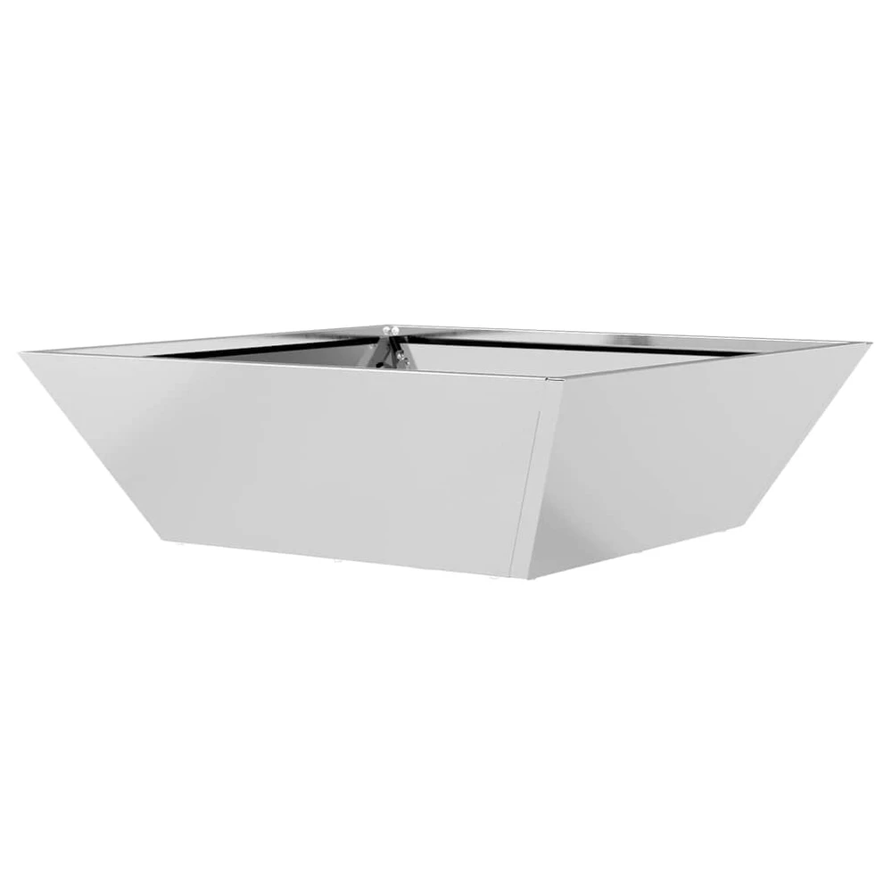 Sodo vazonas Sidabrinė 50 x 50 x 15 cm Galvanizuotas plienas