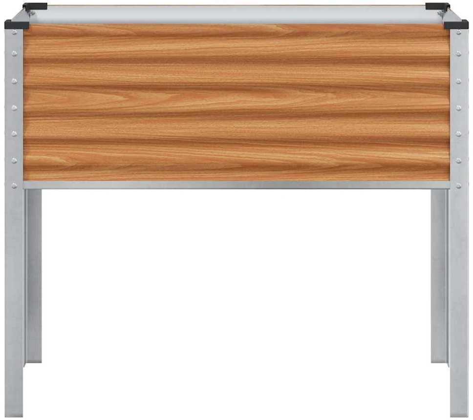 Sodo vazonas Šviesiai rudas 100 x 45 x 90 cm Cinkuota plienas