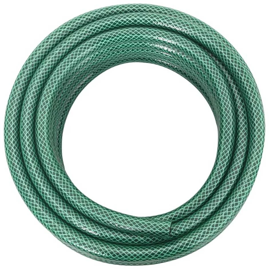 Sodo žarna su tvirtinimo detalėmis, žalia, 0,5", 10m, PVC
