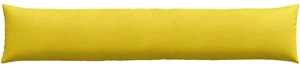 Sofa Pagalvės 2 pcs Geltona 200 x 40 cm Kordūrinis audinys