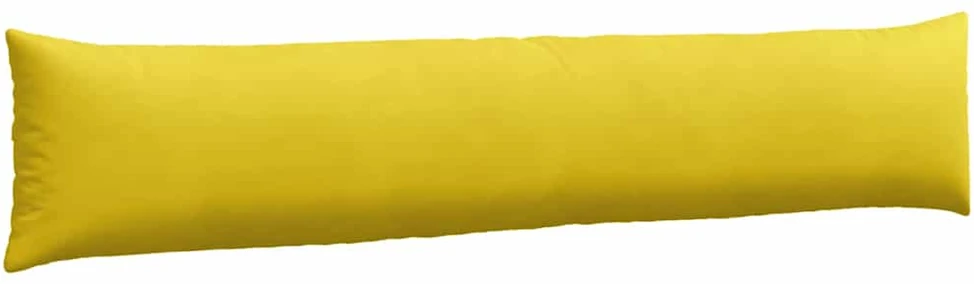 Sofa Pagalvės 2 pcs Geltona 200 x 40 cm Kordūrinis audinys