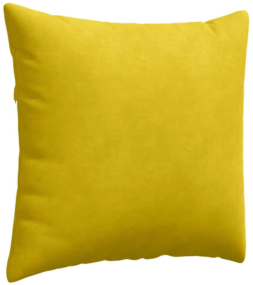 Sofa Pagalvės 2 pcs Geltona 50 x 50 cm Kordūrinis audinys