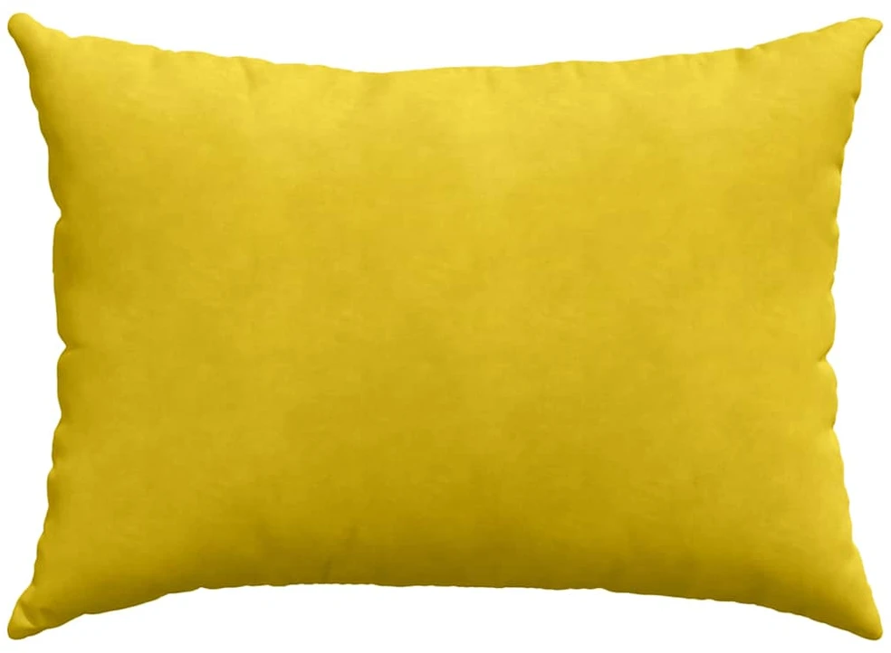 Sofa Pagalvės 2 pcs Geltona 70 x 50 cm Kordūrinis audinys