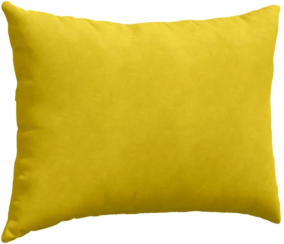 Sofa Pagalvės 2 pcs Geltona 70 x 50 cm Kordūrinis audinys