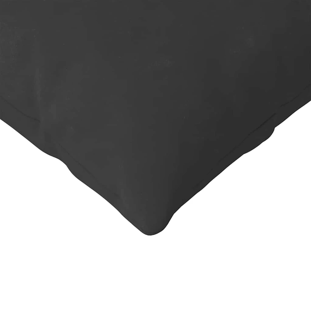 Sofa Pagalvės 2 vnt. audinys Juoda 145 x 40 cm