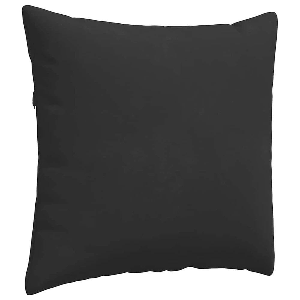 Sofa Pagalvės 2 vnt. audinys Juoda 45 x 45 cm