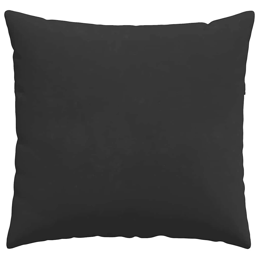 Sofa Pagalvės 2 vnt. audinys Juoda 45 x 45 cm