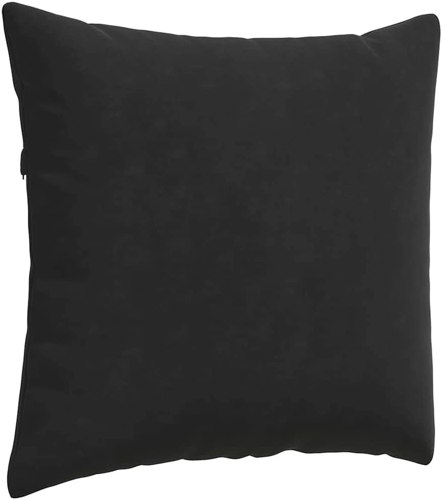 Sofa Pagalvės 2 pcs Juoda 45 x 45 cm Kordūrinis audinys
