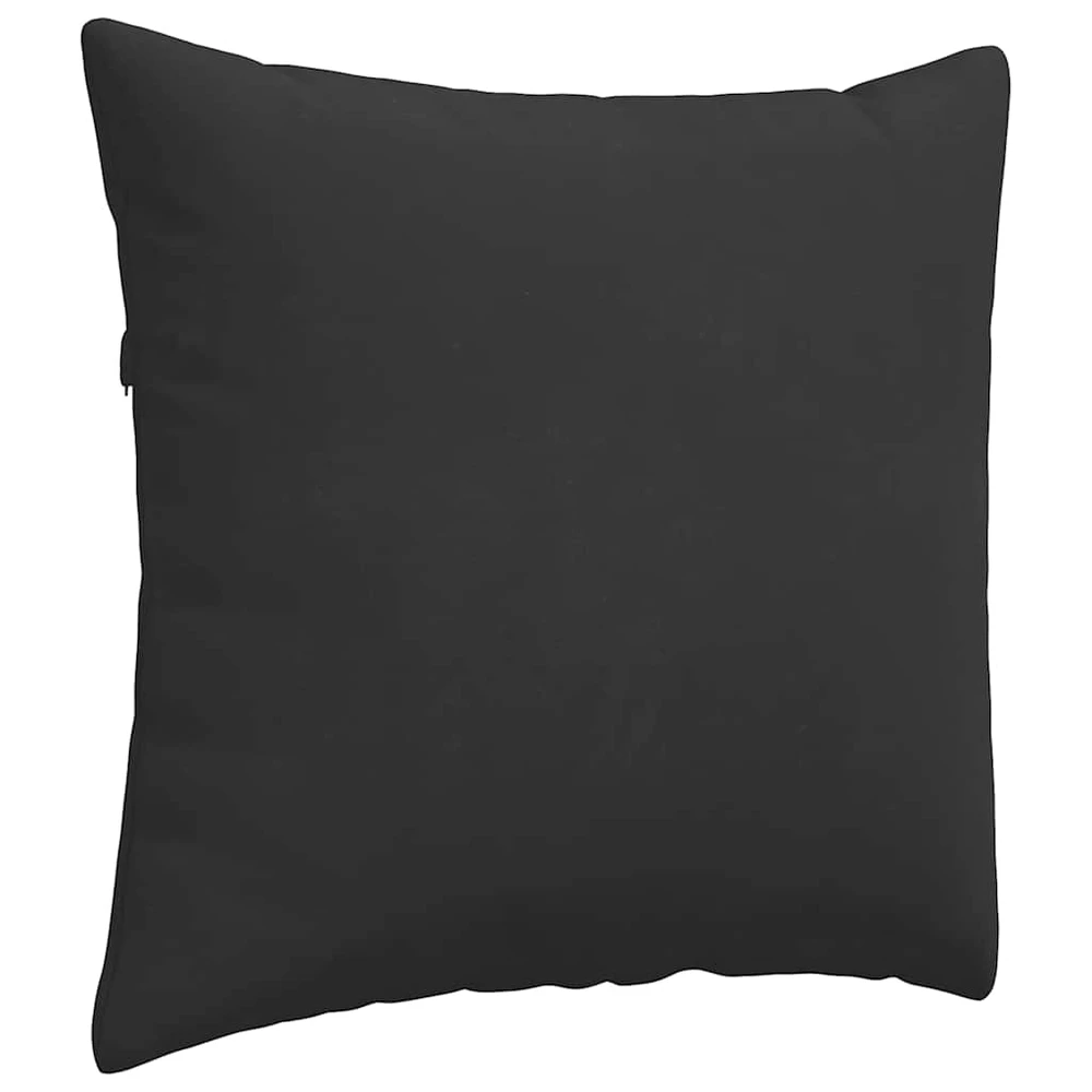Sofa Pagalvės 2 vnt. audinys Juoda 50 x 50 cm