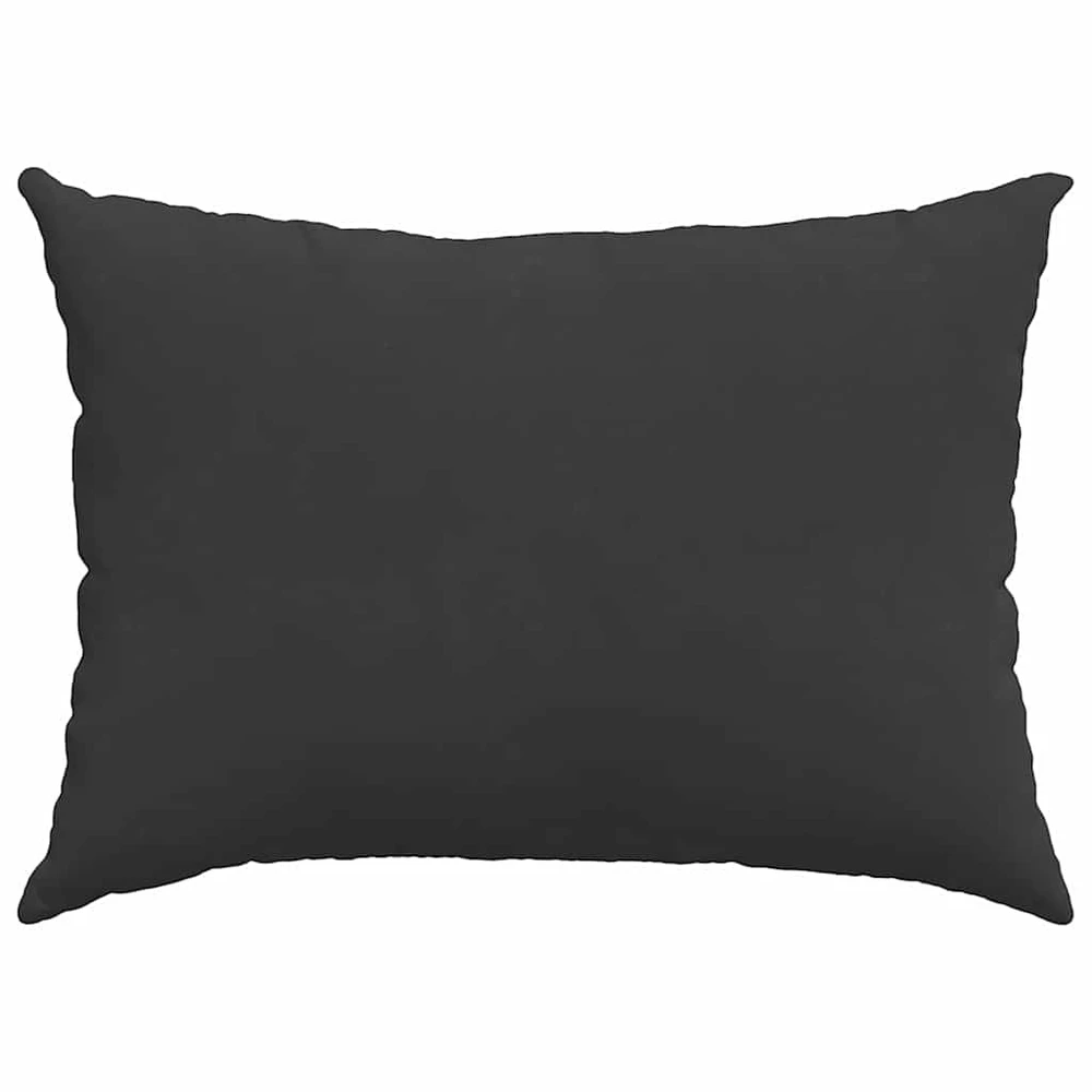 Sofa Pagalvės 2 vnt. audinys Juoda 70 x 50 cm