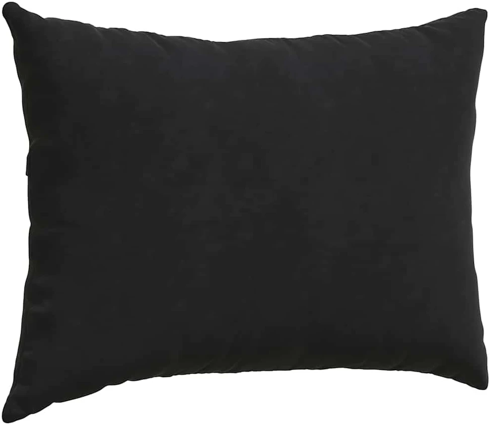 Sofa Pagalvės 2 pcs Juoda 70 x 50 cm Kordūrinis audinys