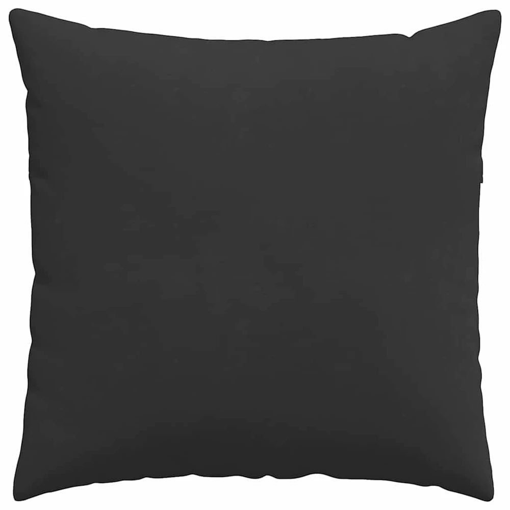 Sofa Pagalvės 2 vnt. audinys Juoda 80 x 80 cm