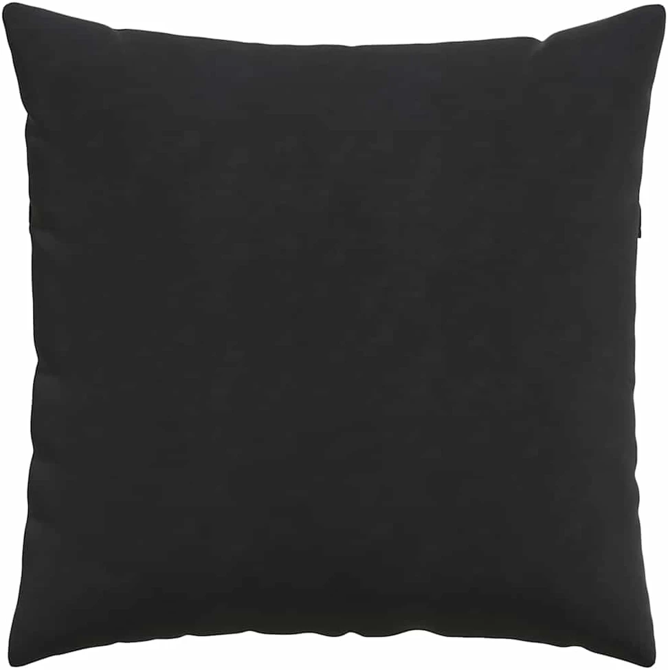 Sofa Pagalvės 2 pcs Juoda 80 x 80 cm Kordūrinis audinys
