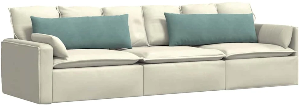 Sofa Pagalvės 2 pcs Jūrinė žalia 120 x 40 cm Kordūrinis audinys