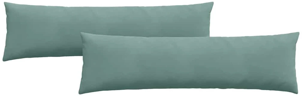 Sofa Pagalvės 2 pcs Jūrinė žalia 145 x 40 cm Kordūrinis audinys