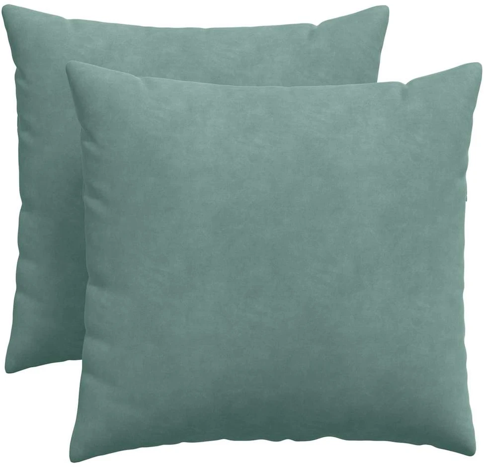 Sofa Pagalvės 2 pcs Jūrinė žalia 50 x 50 cm Kordūrinis audinys