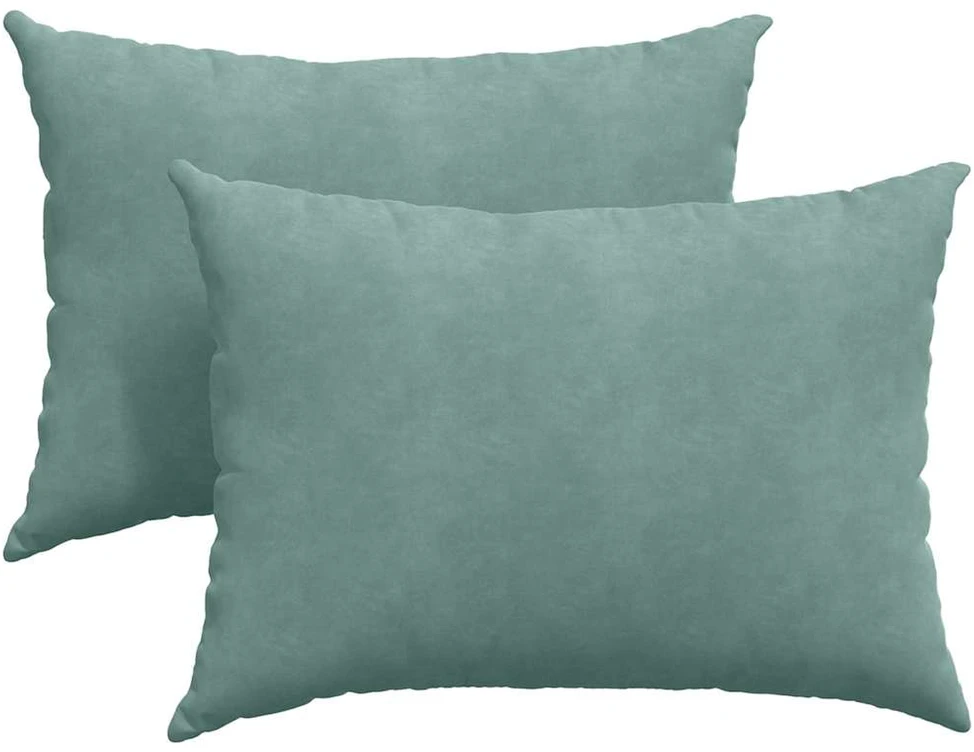 Sofa Pagalvės 2 pcs Jūrinė žalia 70 x 50 cm Kordūrinis audinys
