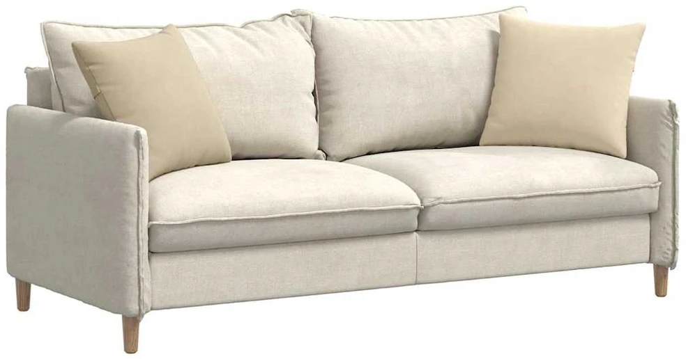 Sofa Pagalvės 2 vnt. audinys Kreminė 45 x 45 cm