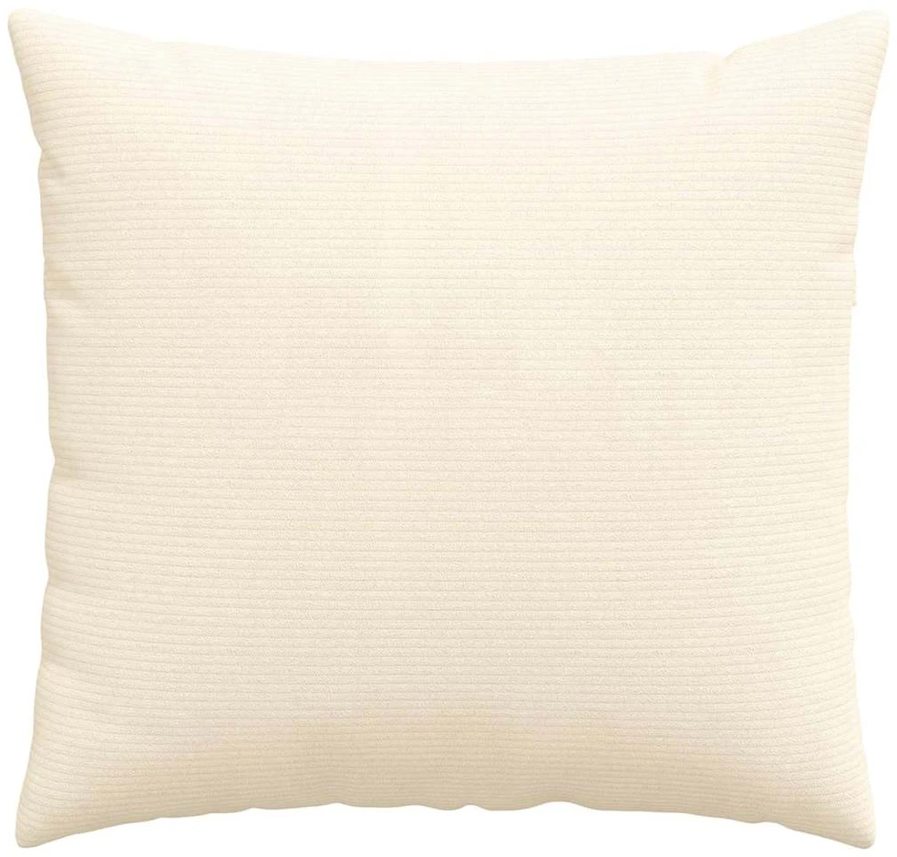 Sofa Pagalvės 2 pcs Kreminė 45 x 45 cm Kordūrinis audinys